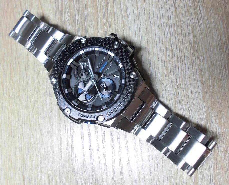 JOY ジーショック GST-B100XA スマホ接続OK メタルバンド