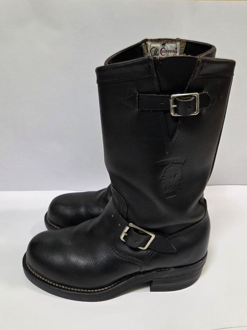 CHIPPEWA　チペワ　エンジニアブーツ　ブラック27863　USサイズ 5E