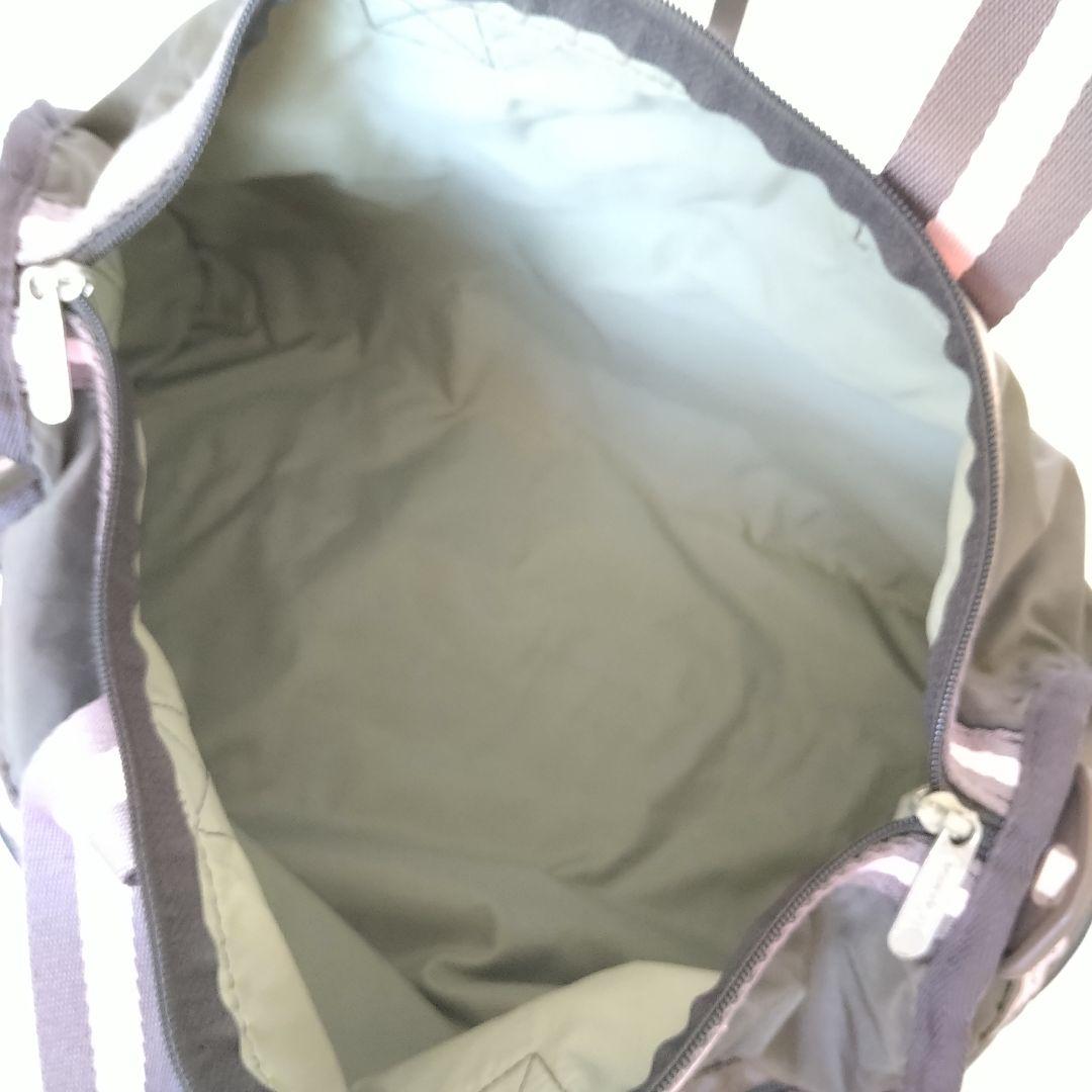 レスポートサック ボストンバッグ 2WAY 旅行バッグ ブラウン ピンク