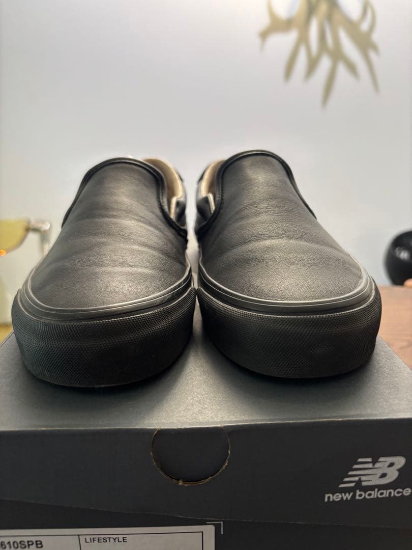 【限定出品】VANS SLIPON バンズ スリッポン プレミアム レザー