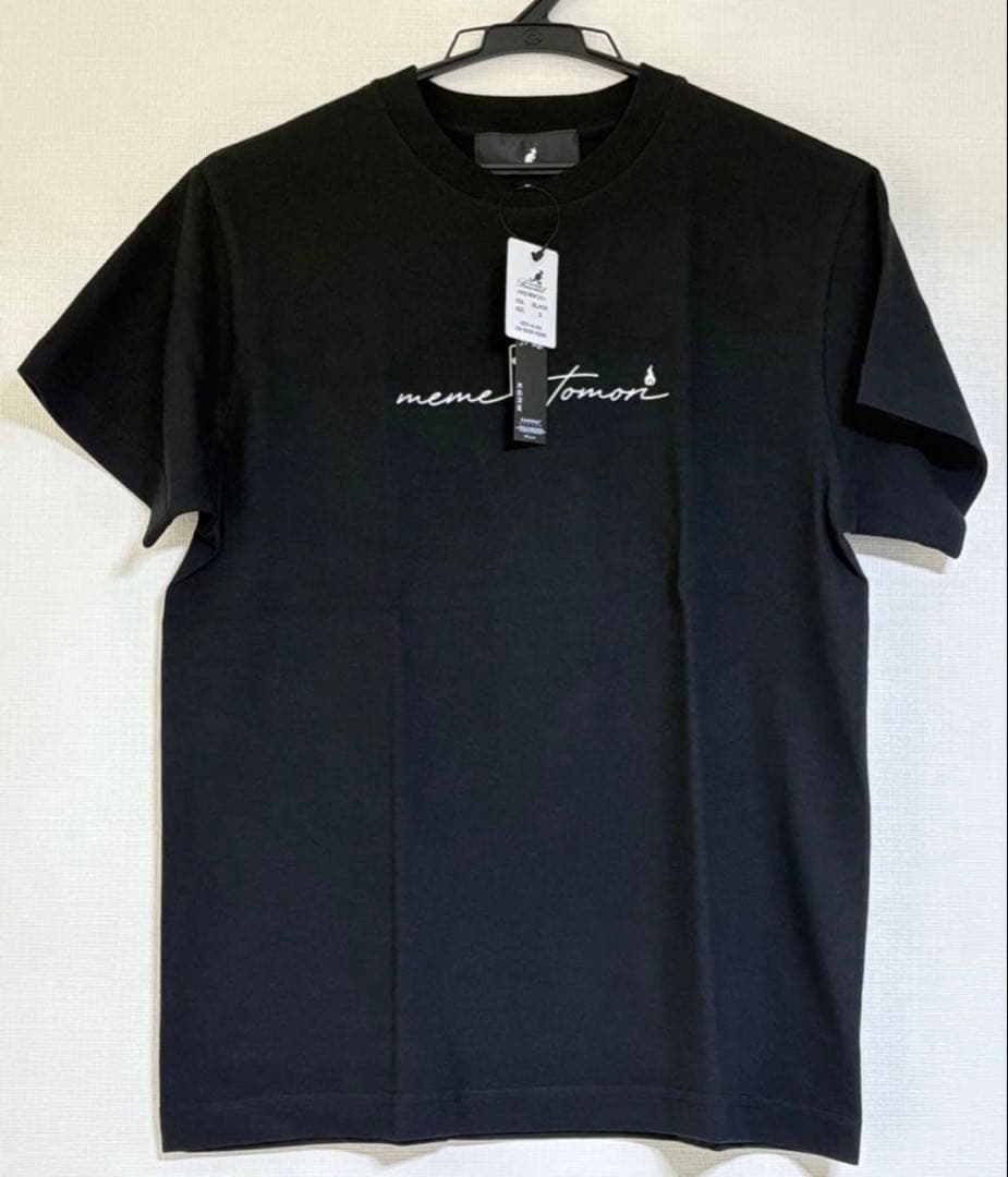 めめんともり × KANGOL REWARD 半袖Tシャツ BLACK Sサイズ