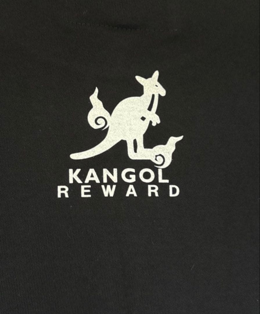 めめんともり × KANGOL REWARD 半袖Tシャツ BLACK Sサイズ