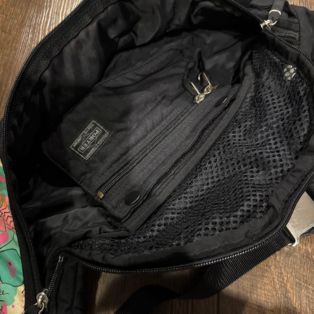 PORTER × Stüssy ウエストバッグ ブラック ボディバッグ 別注