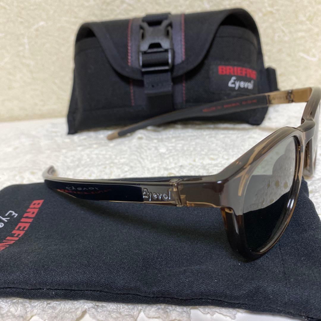 BRIEFING EYevol Eyewear ブラウン ブラック サングラス