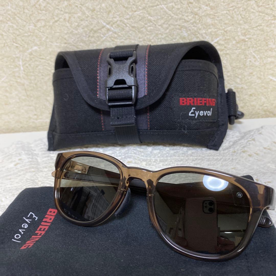BRIEFING EYevol Eyewear ブラウン ブラック サングラス