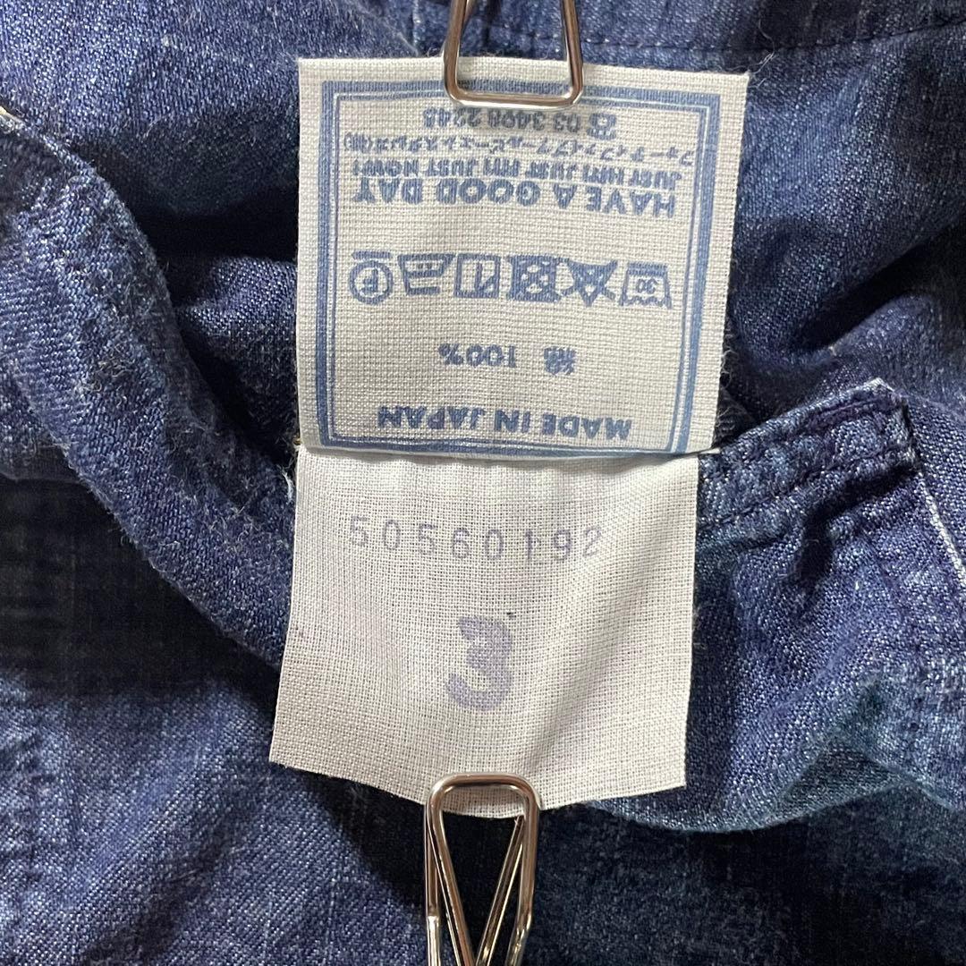 5222【美品】45R 麦デニムのシャルロットペインターパンツ ベイカーパンツ