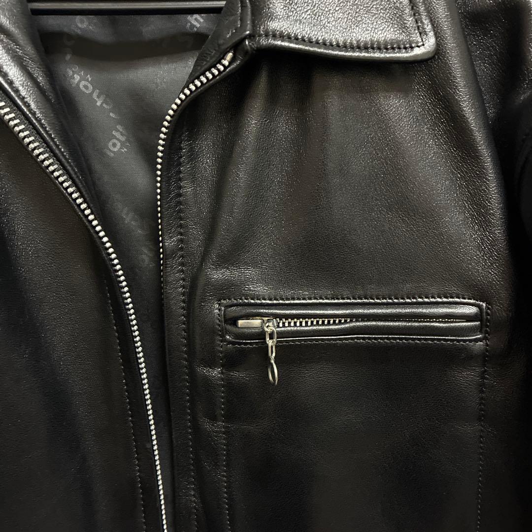 Schott NYC LEATHER TRACKER JACKET M ブラック