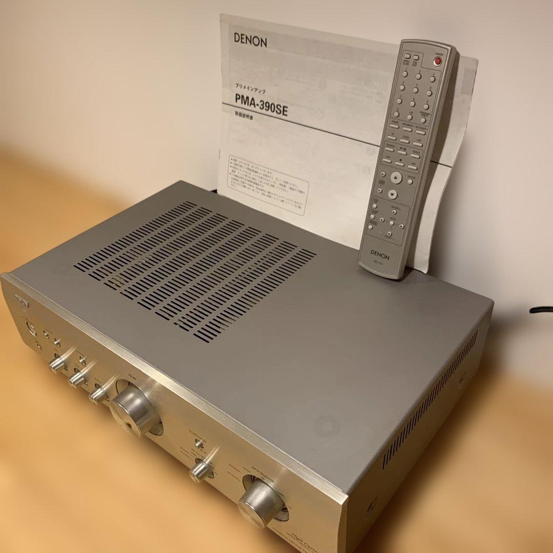 DENON プリメインアンプ PMA-390SE リモコン 取説付き 動作品