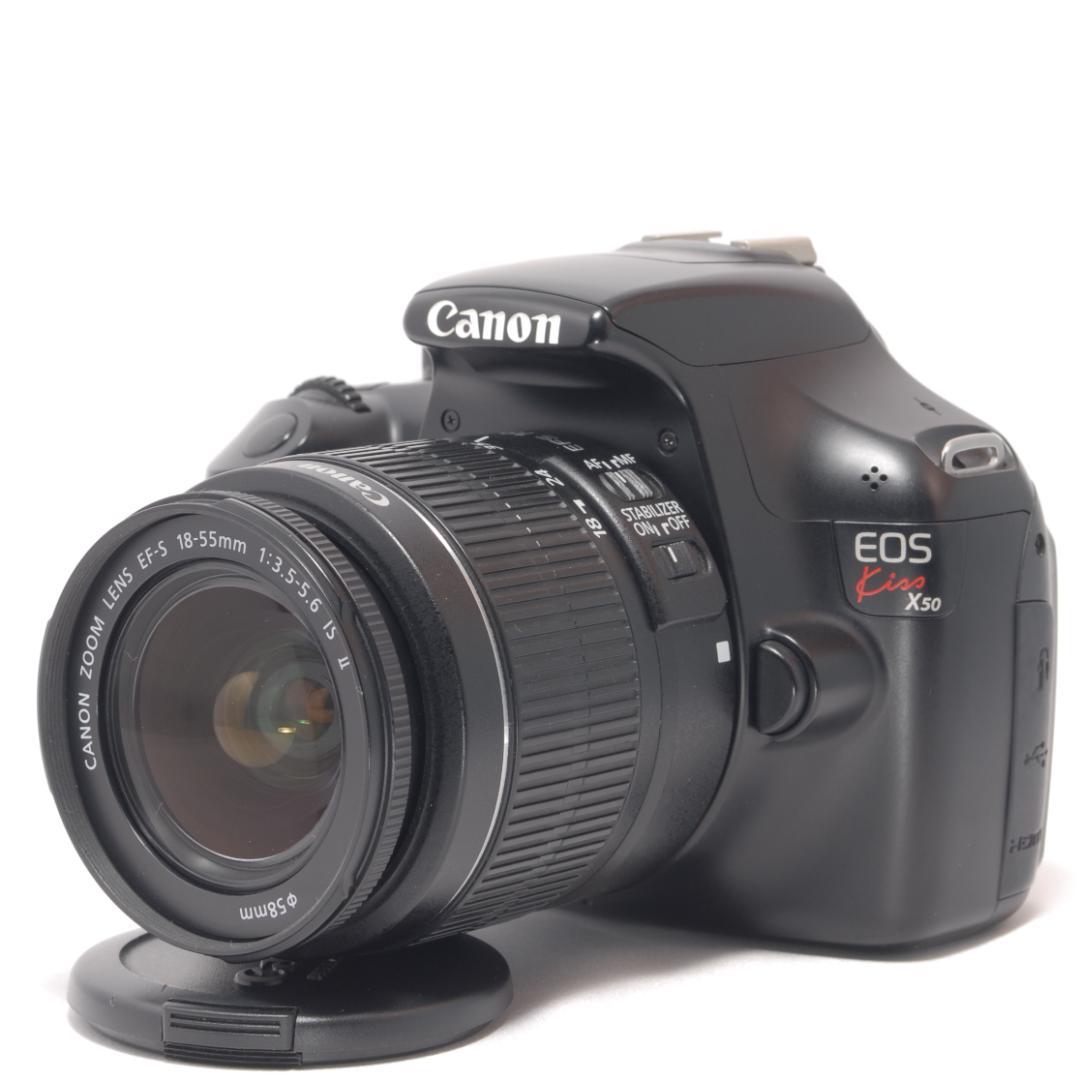 ⭐️軽くてコンパクト⭐️Canon Kiss X50 キャノン　デジタル一眼レフ