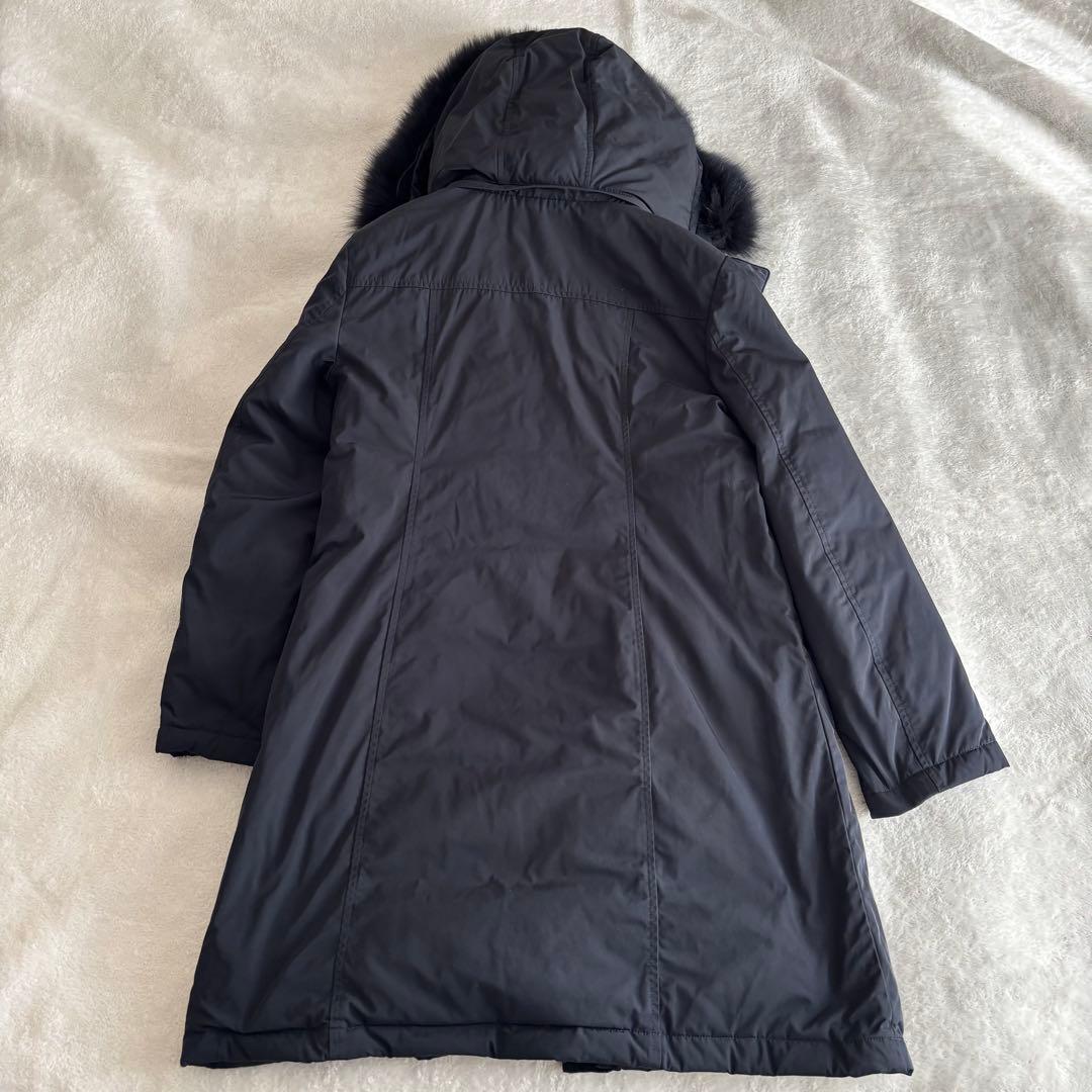 ✨️美品✨️ UNTITLED アンタイトル ファー ダウンコート ネイビー M