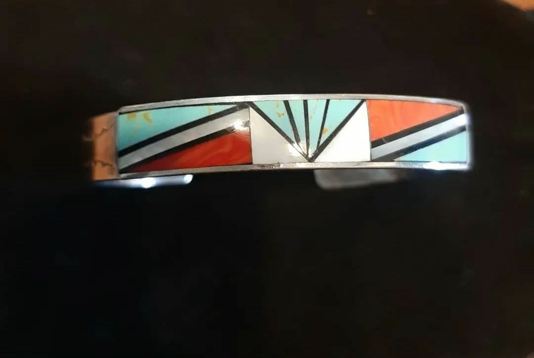 sahara★スターリングSILVER925★ インレイバングル