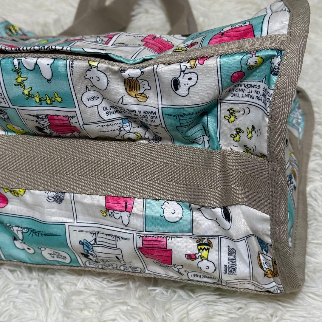 【✨新品同様✨】スヌーピー レスポートサック ボストンバッグ 旅行 ポーチ付き❣️