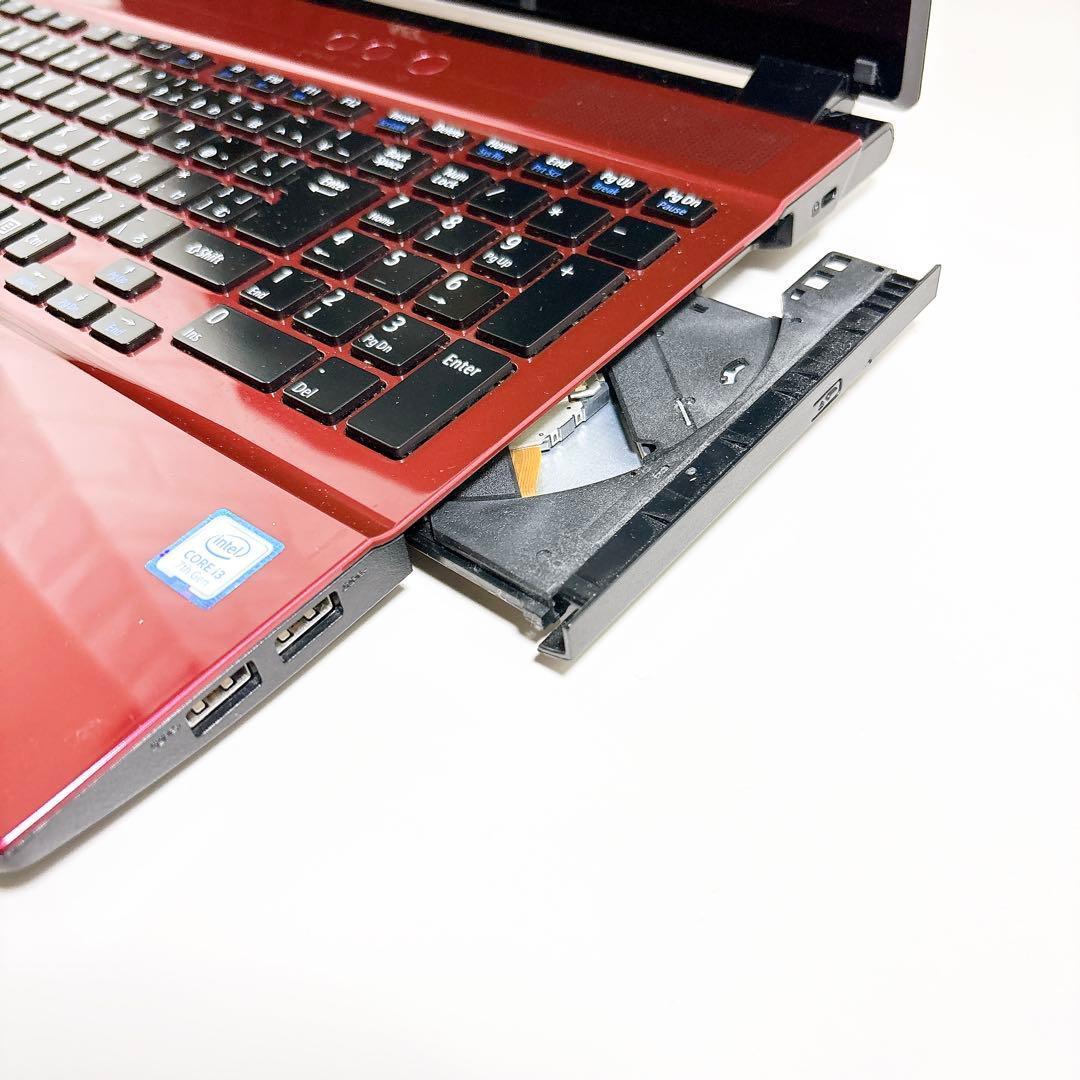 快適動作SSD✨メモリ8GB カメラ フルHD 第7世代 ノートパソコン NEC