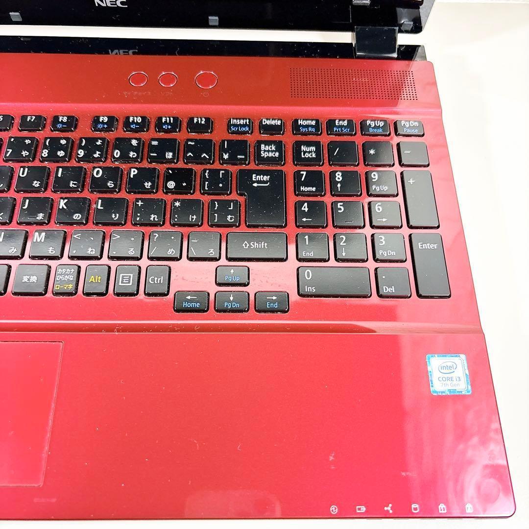 快適動作SSD✨メモリ8GB カメラ フルHD 第7世代 ノートパソコン NEC