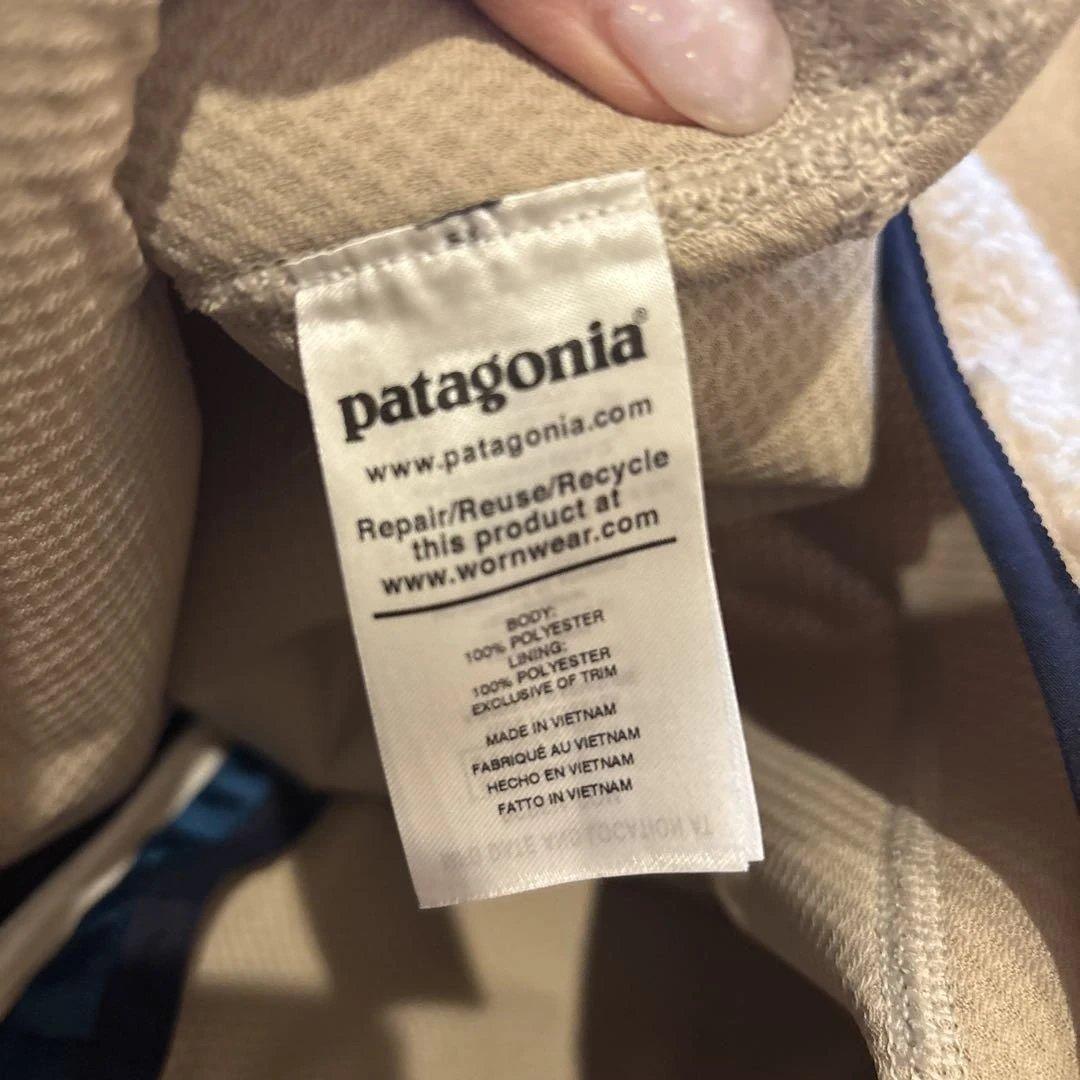 patagonia フリース ベスト Lサイズ ベージュ
