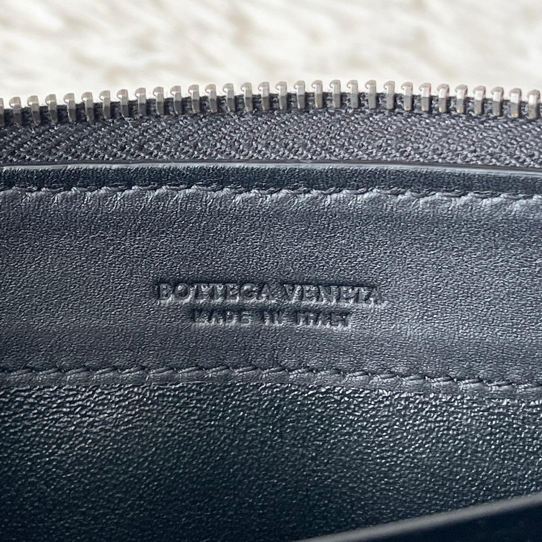 ⭐️未使用品⭐️　ボッテガヴェネタ　イントレチャート　ロングウォレット　ブラック