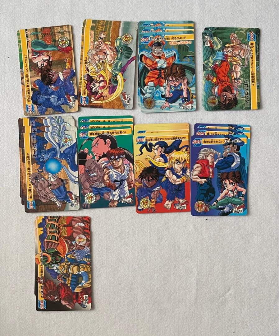 ストリートファイターZEROほぼコンプリートセット　カードダス　CAPCOM