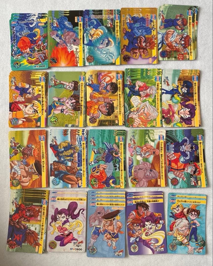 ストリートファイターZEROほぼコンプリートセット　カードダス　CAPCOM