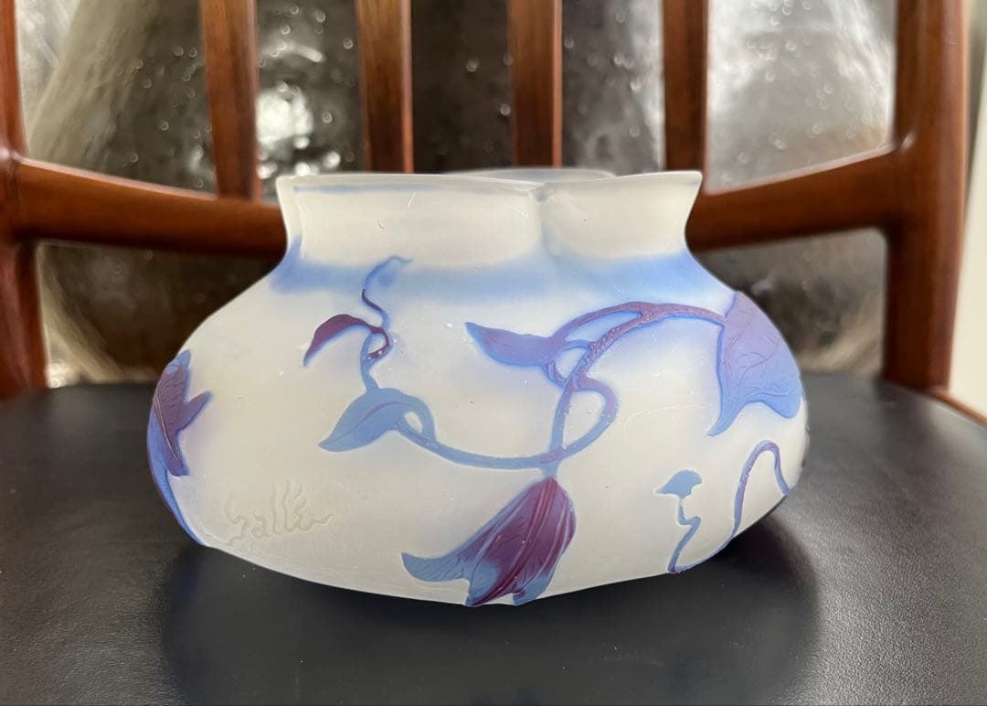 エミール、ガレ花瓶　本物保証