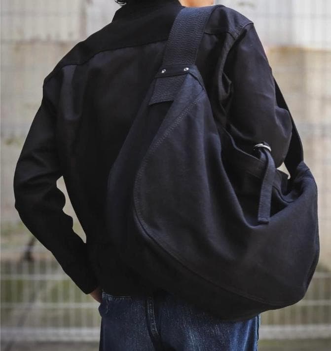T.T newsboybag LOT.004 サイズ大 Black taiga