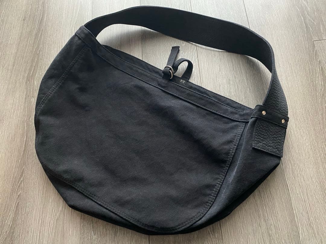 T.T newsboybag LOT.004 サイズ大 Black taiga