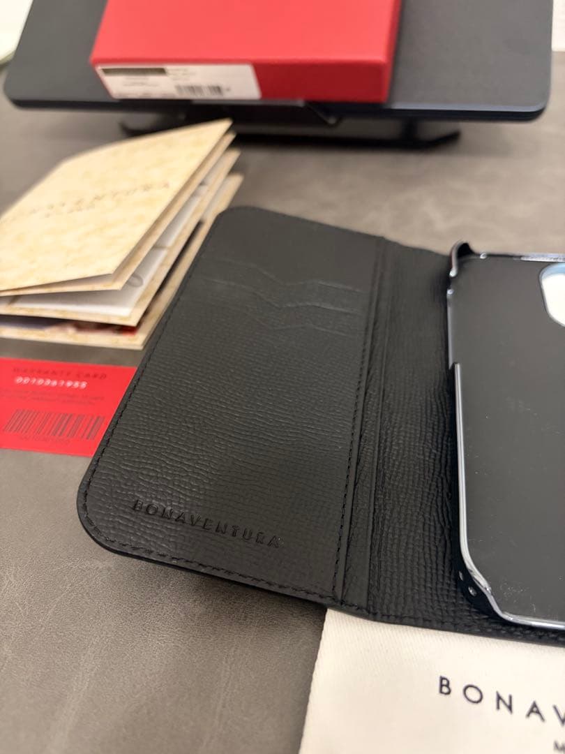 定価2.2万 完売品ボナベンチュラ iPhone17 手帳ケース付属品完備 美品