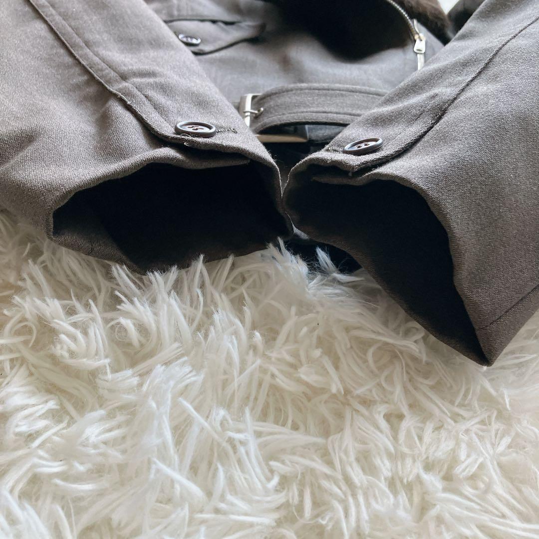 90s KATHARINE HAMNETT ボア襟 ミリタリージャケット M