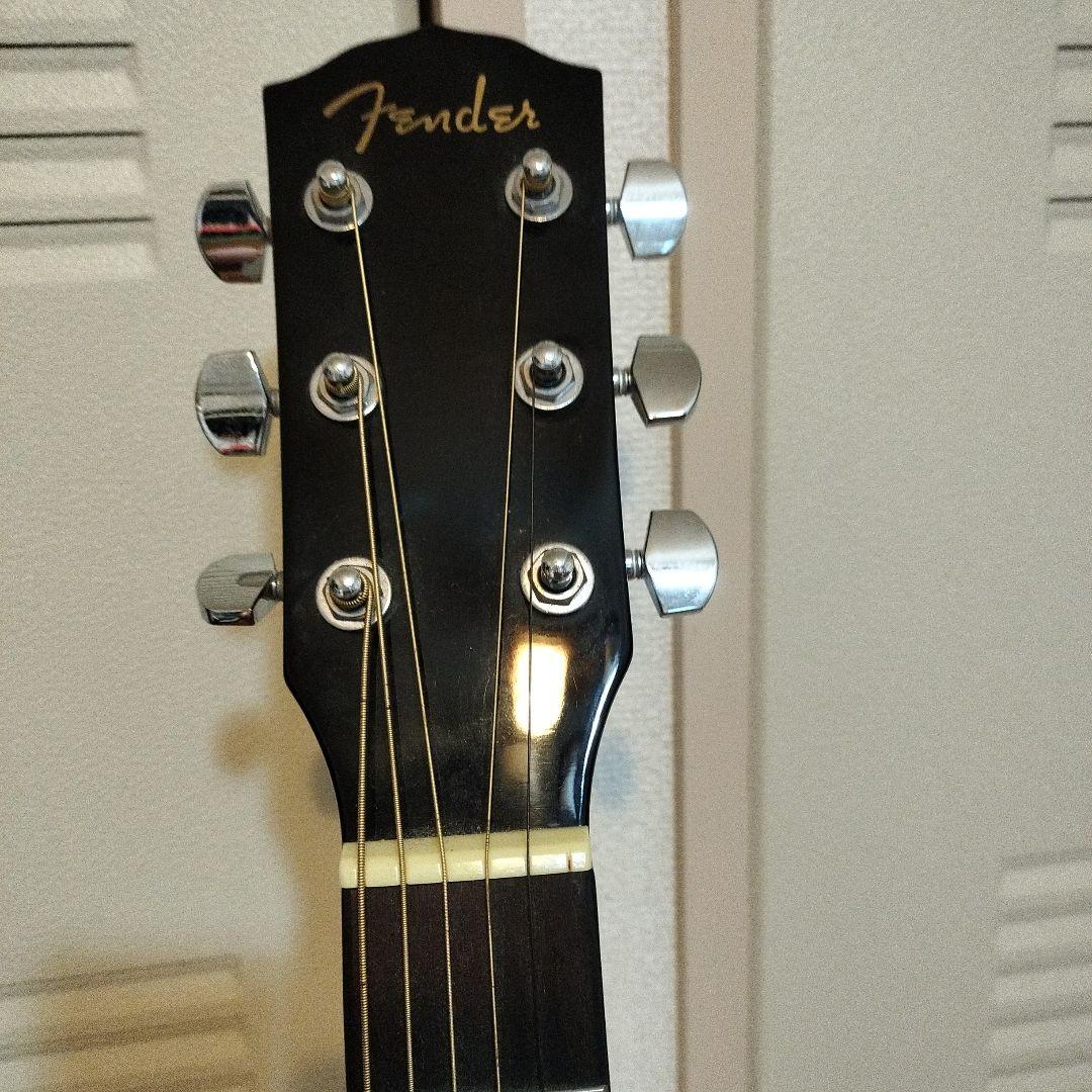 Fender CD-60S Black アコースティックギター スタンド付き