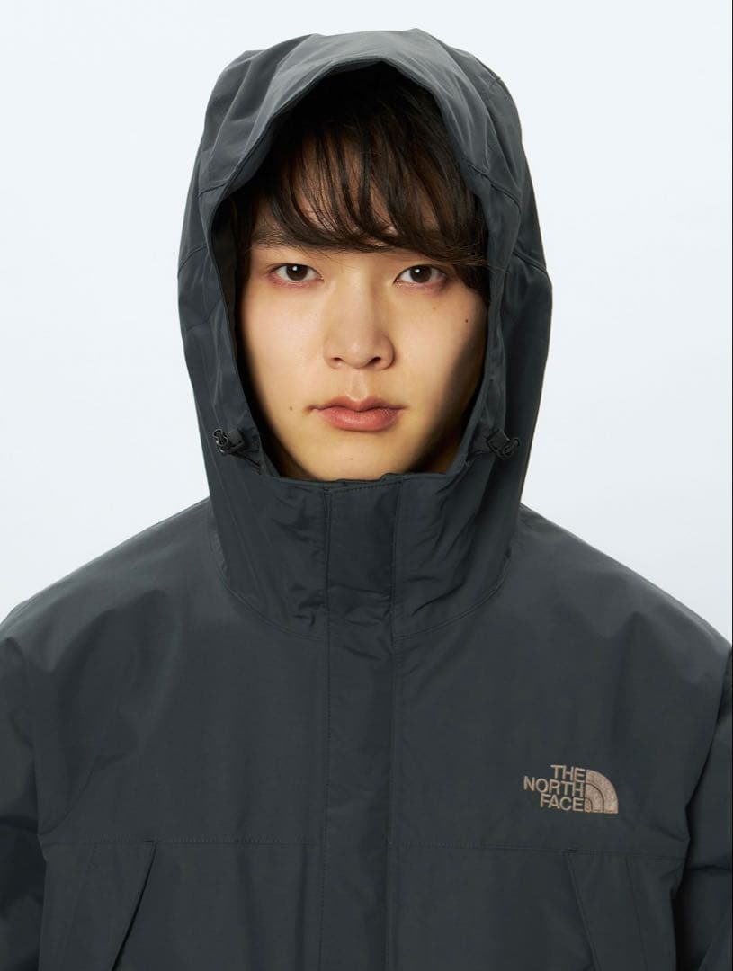 【極美品】ノースフェイス スクープジャケット アスファルトグレー メンズ S