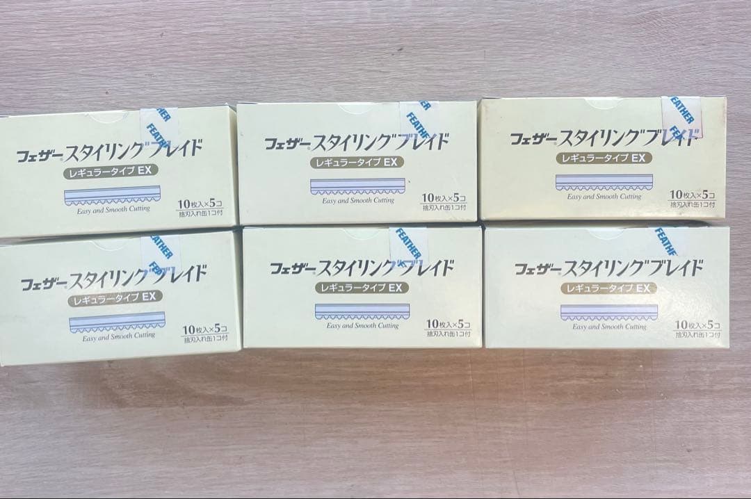 FEATHER Styling Blade EX 10枚入5コ　6箱セット
