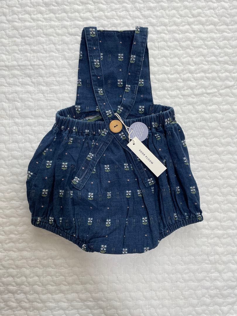 ロンパース・カバーオール Soor ploom oona romper embroidered denim