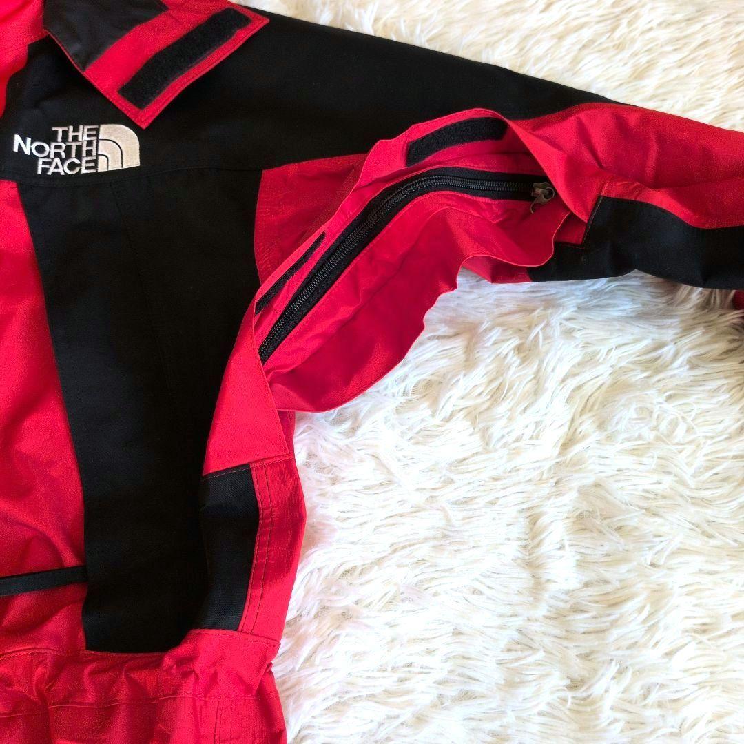 THE NORTH FACE マウンテンパーカー 赤黒 ゴアテックス　L