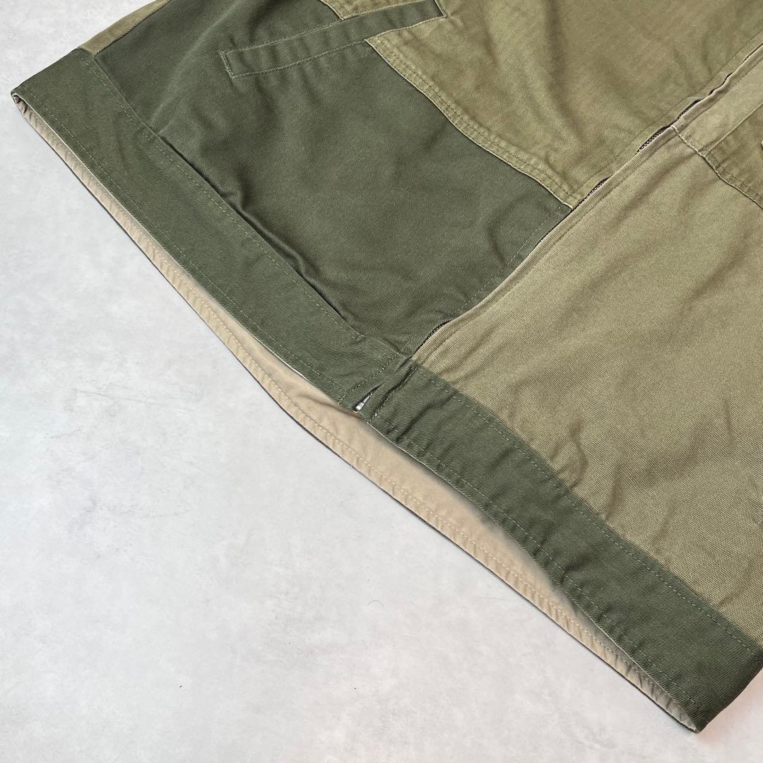 Dickies ヘリンボーン ワークジャケット リバーシブル カーキ ベージュ