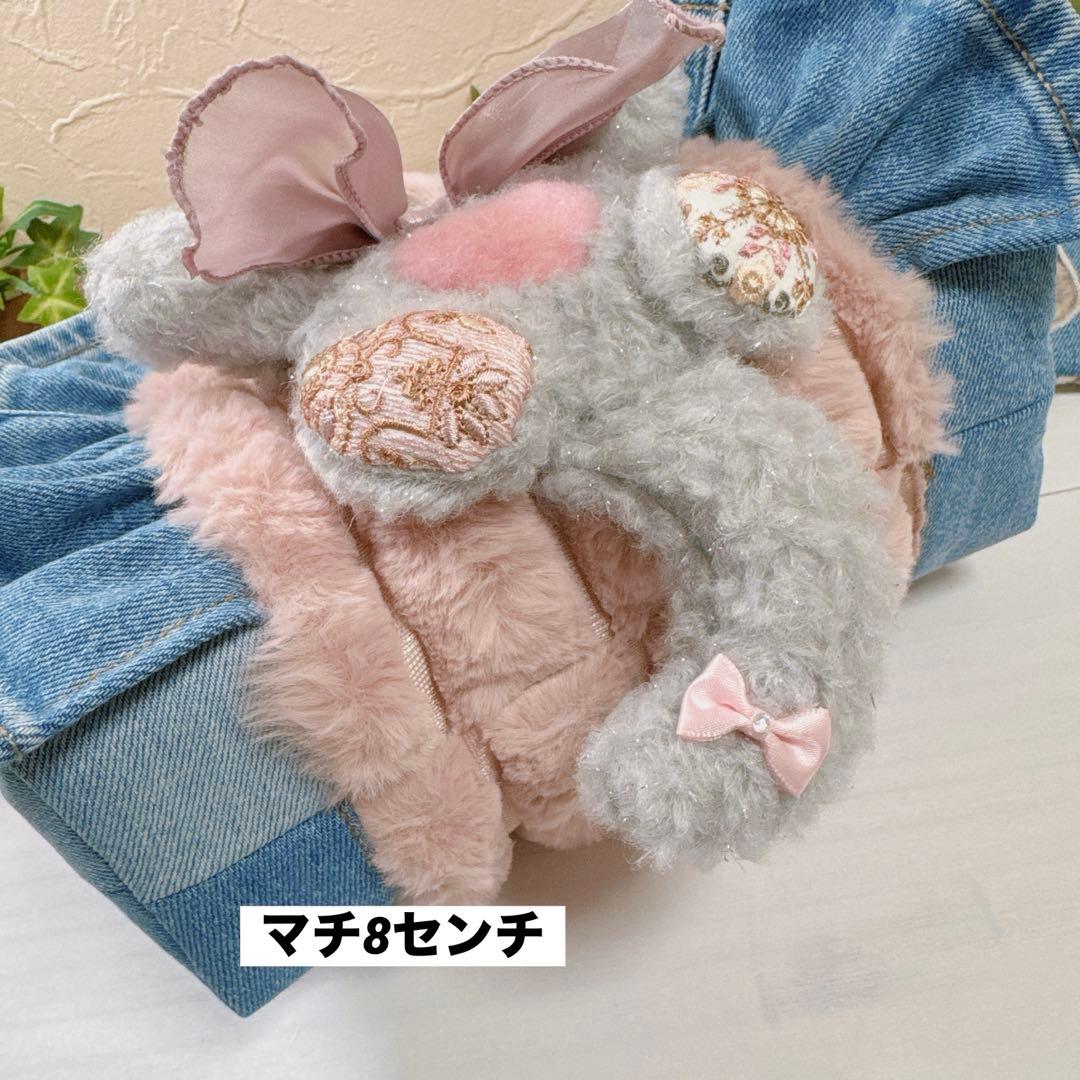 ☆*☆様 コヤンイサムチョン♡うさクラウディちゃんデニムリメイクトートバッグ！ポ