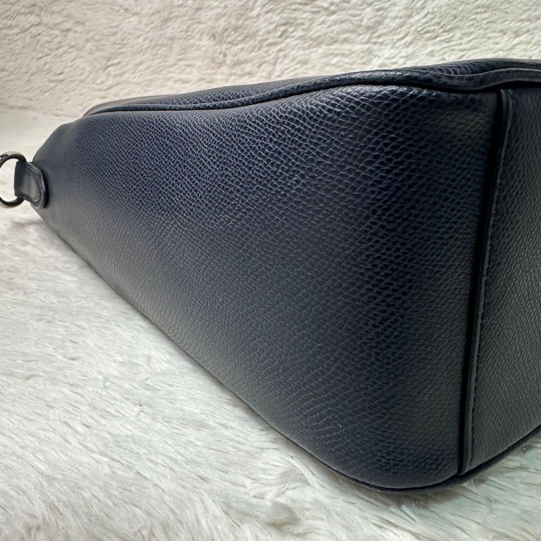 極美品 コーチ ビジネスバッグ メトロポリタン 2way A4PC PVCレザー