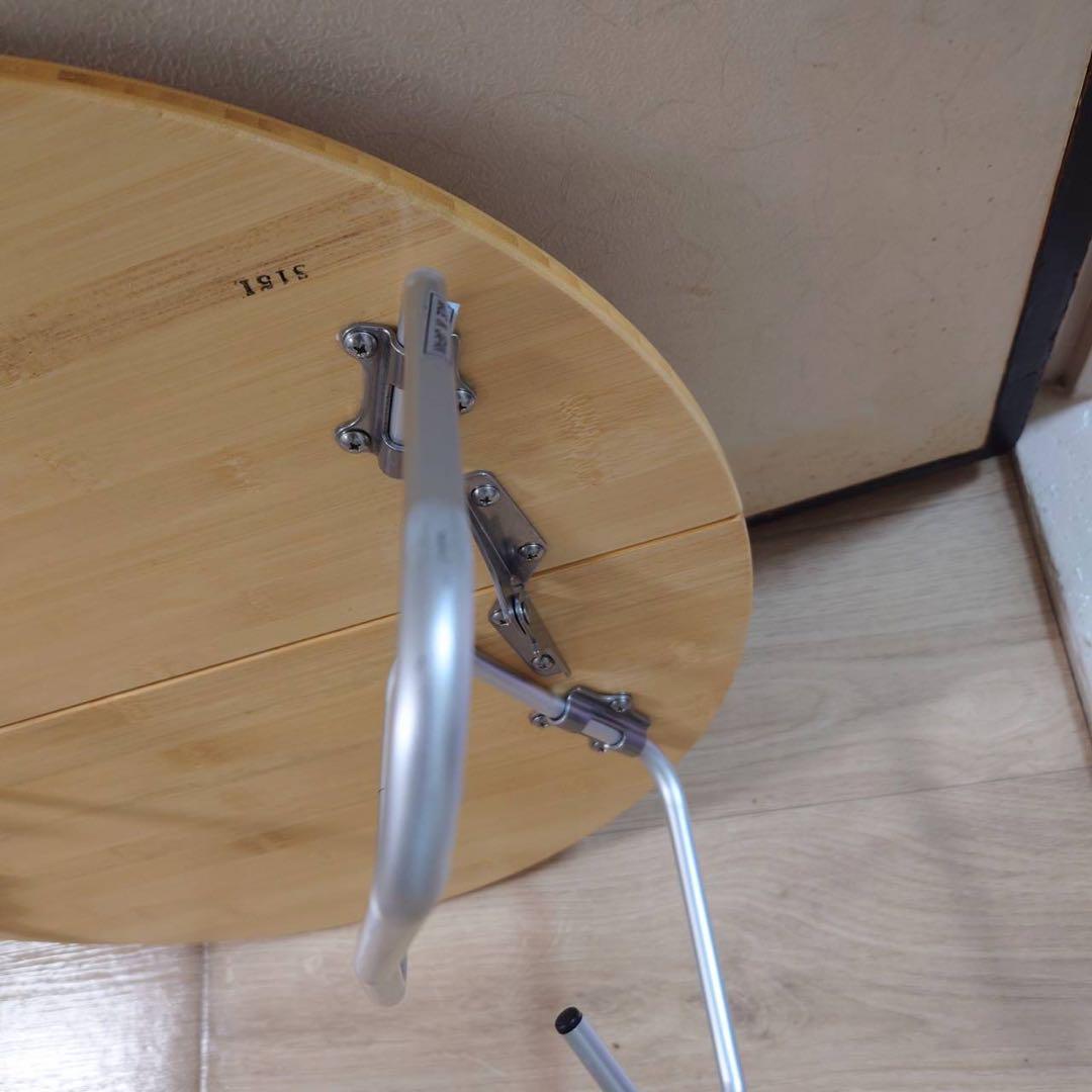  peak ワンアクション　ちゃぶ台　竹　s
