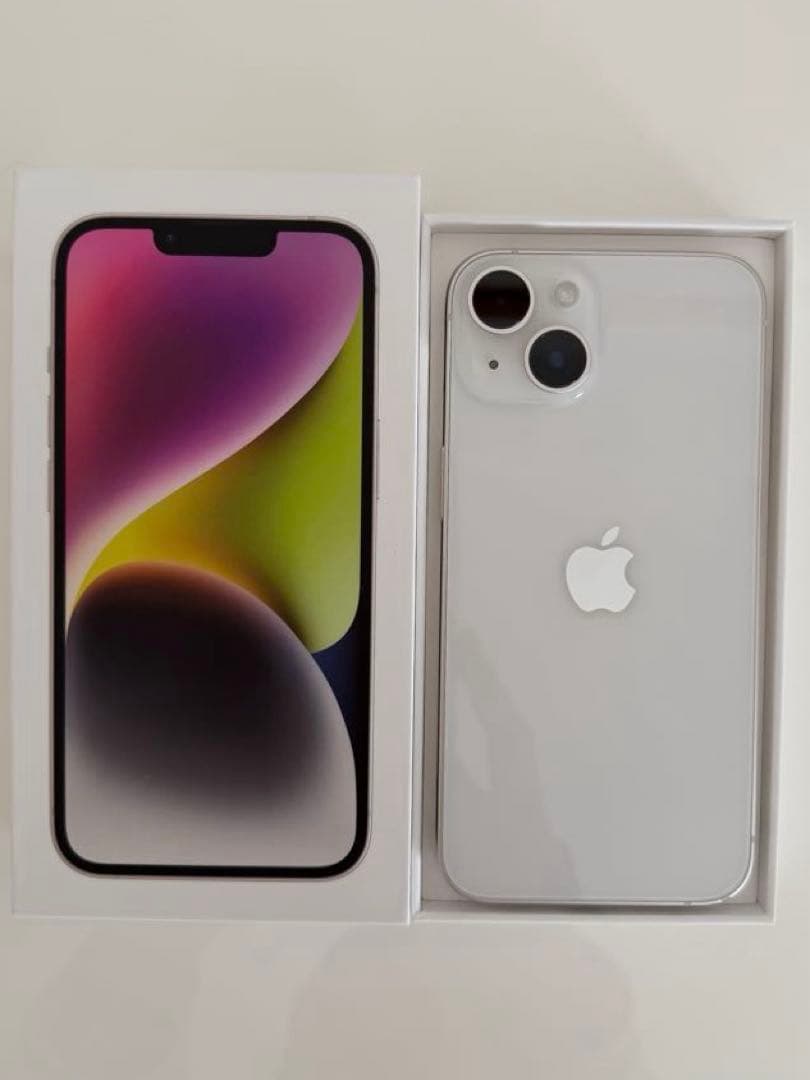 Apple iPhone 14 スターライト 本体