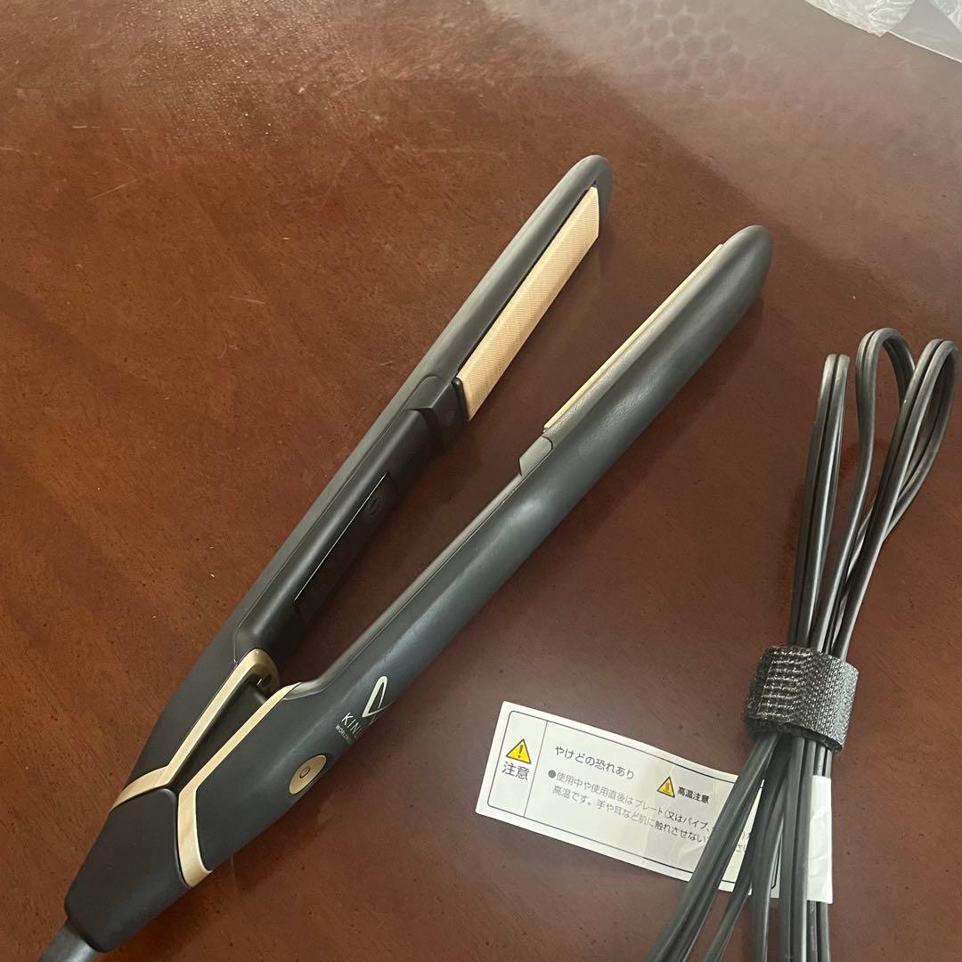 KINJUO W worldwide ストレートヘアアイロン ブラック 絹女
