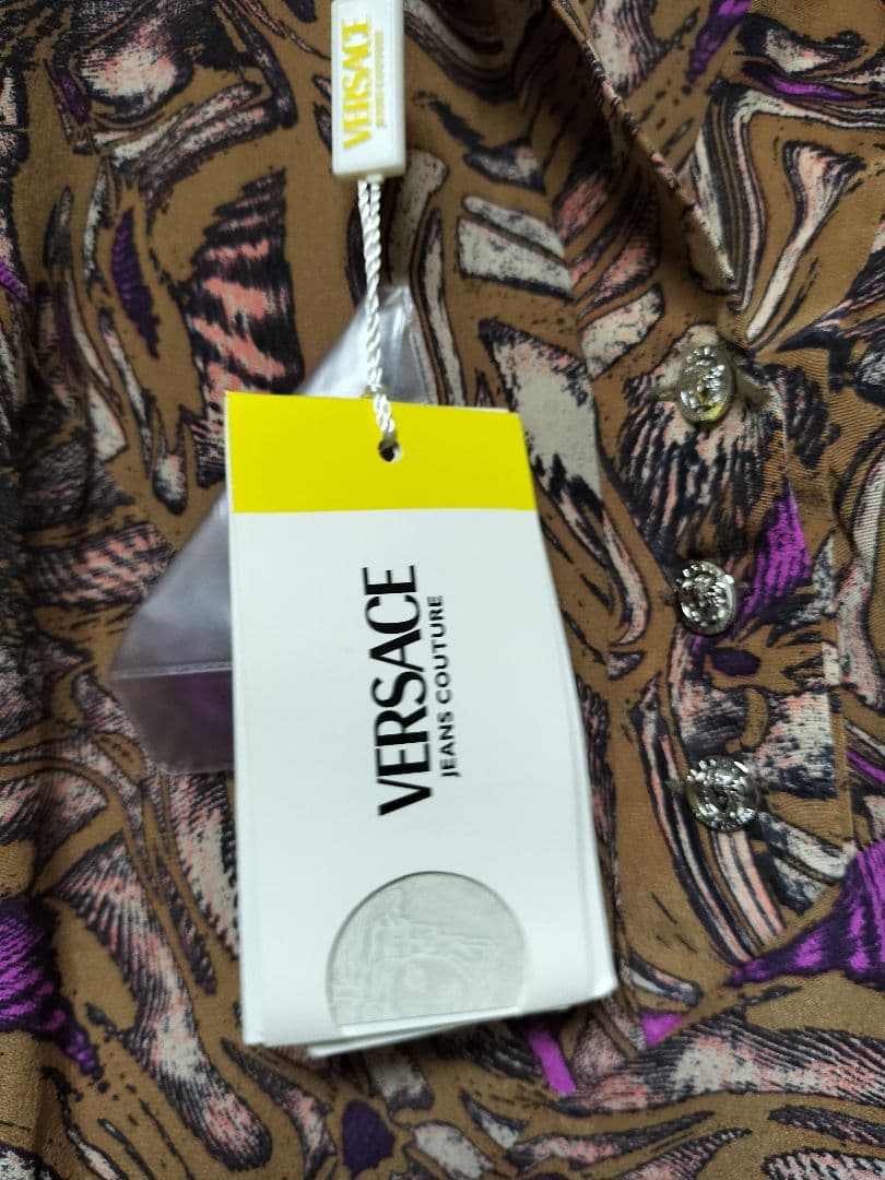 VERSACE JEANS COUTUREシルク ワンピース 24/38