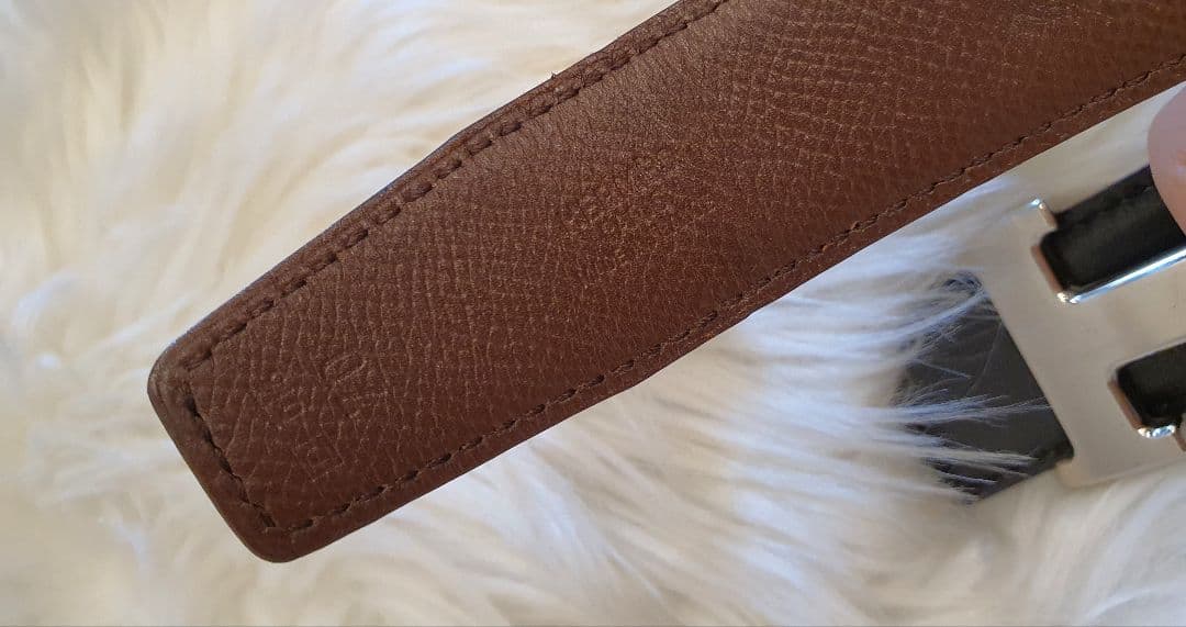 ✨HERMES エルメス Hバックル ベルト レザー 皮ベルト 黒✨