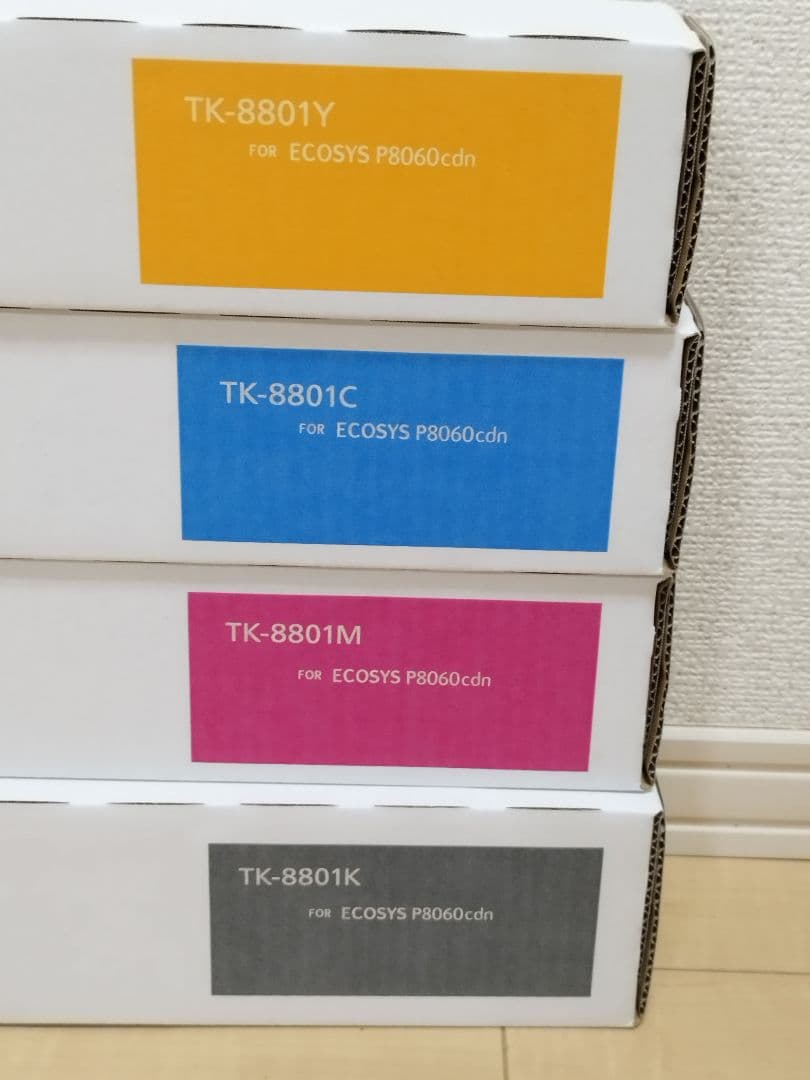No1【新品未開封】TK-8801 京セラ 純正トナー YMCK