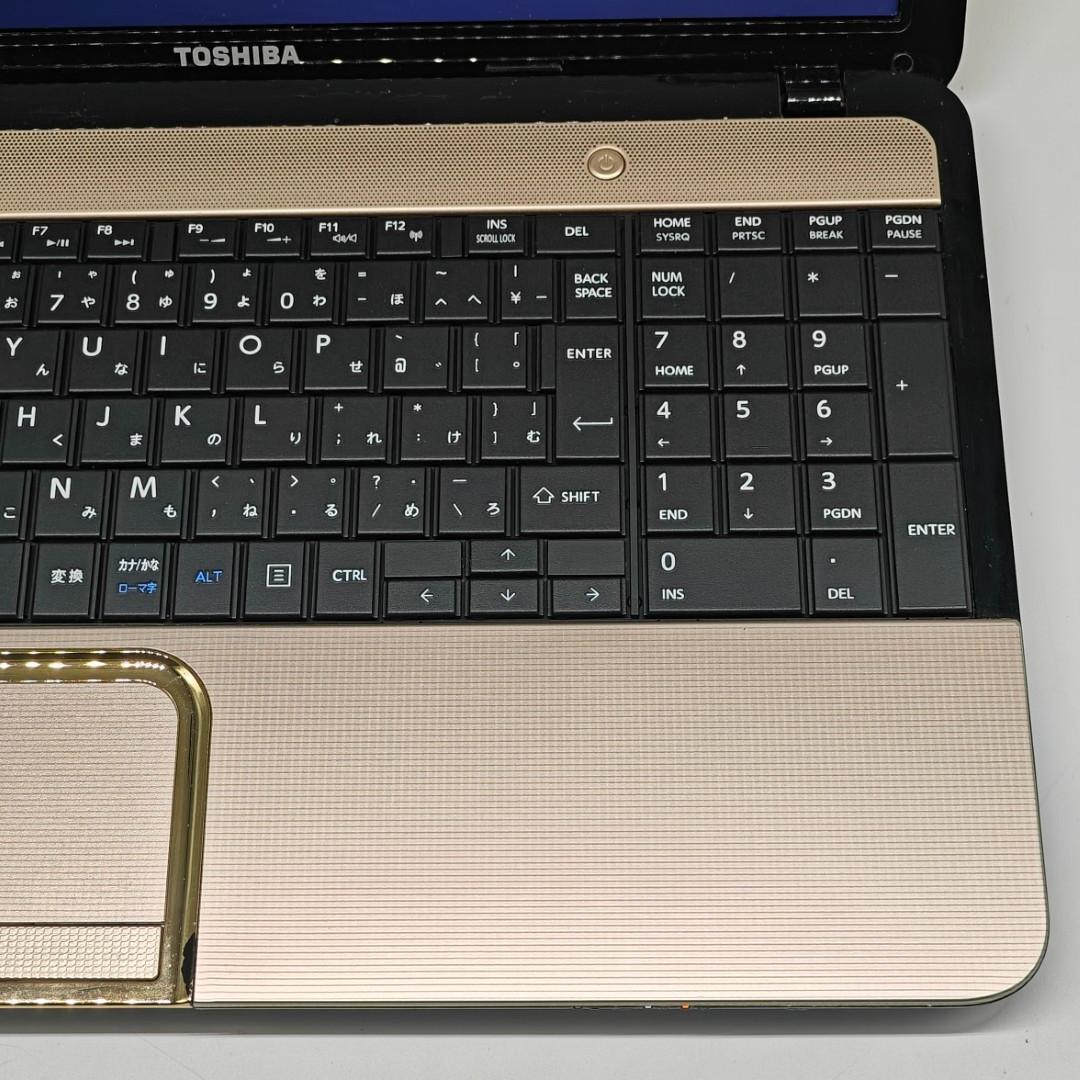 【東芝】T552 高速i7 SSD256GB 16GB ゴールド ノートPC