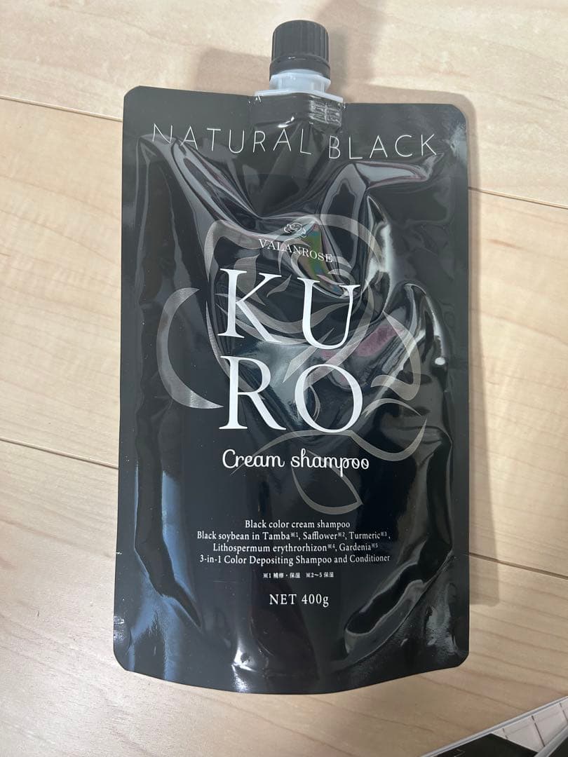【新品】VALANROSE KURO Cream Shampoo 400g×3