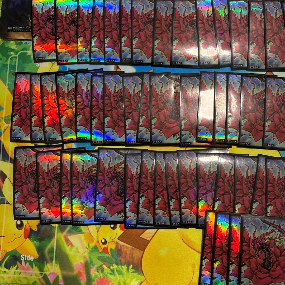 遊戯王　ブラックローズドラゴン　スリーブ　104枚