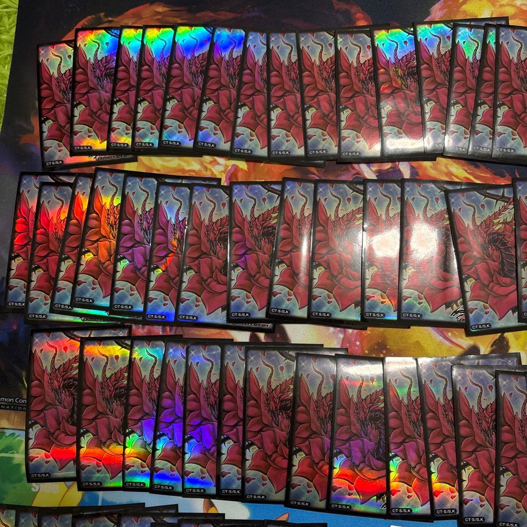 遊戯王　ブラックローズドラゴン　スリーブ　104枚