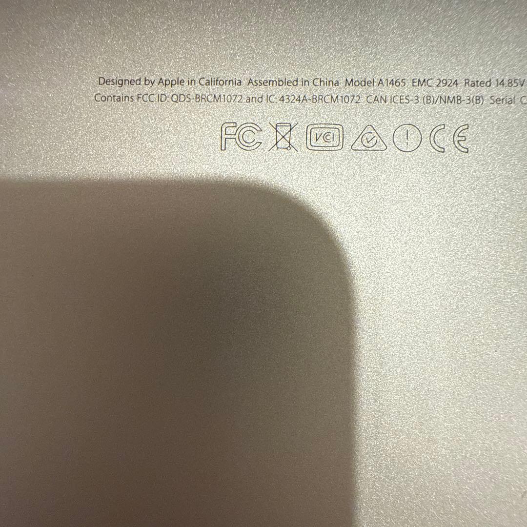 ACアダプターなしMacBook Air 11インチA1465 480GB