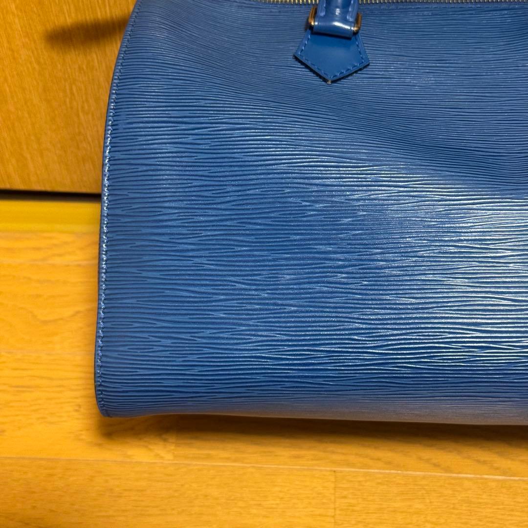 Louis Vuitton エピ　ボストンバッグ ブルー