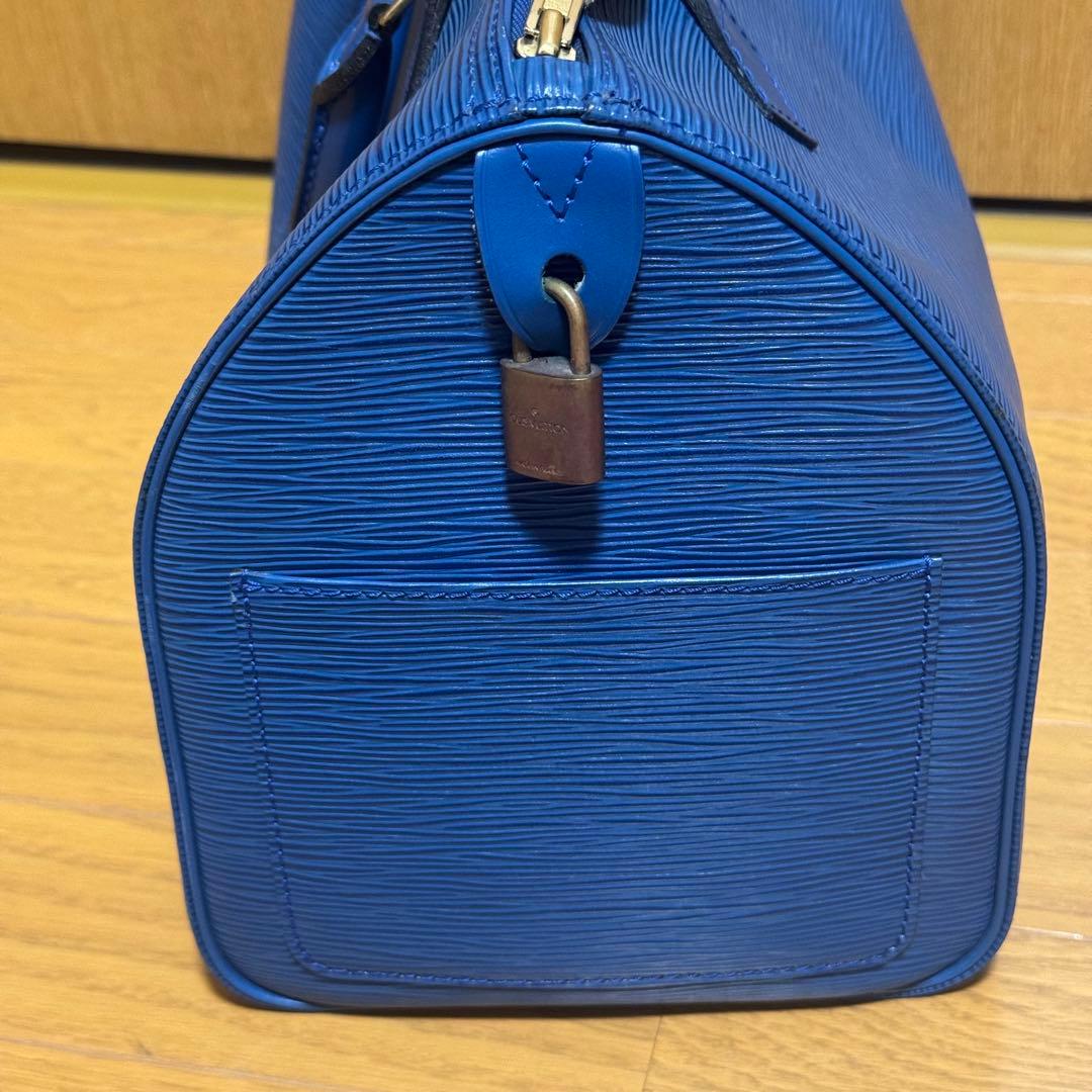 Louis Vuitton エピ　ボストンバッグ ブルー