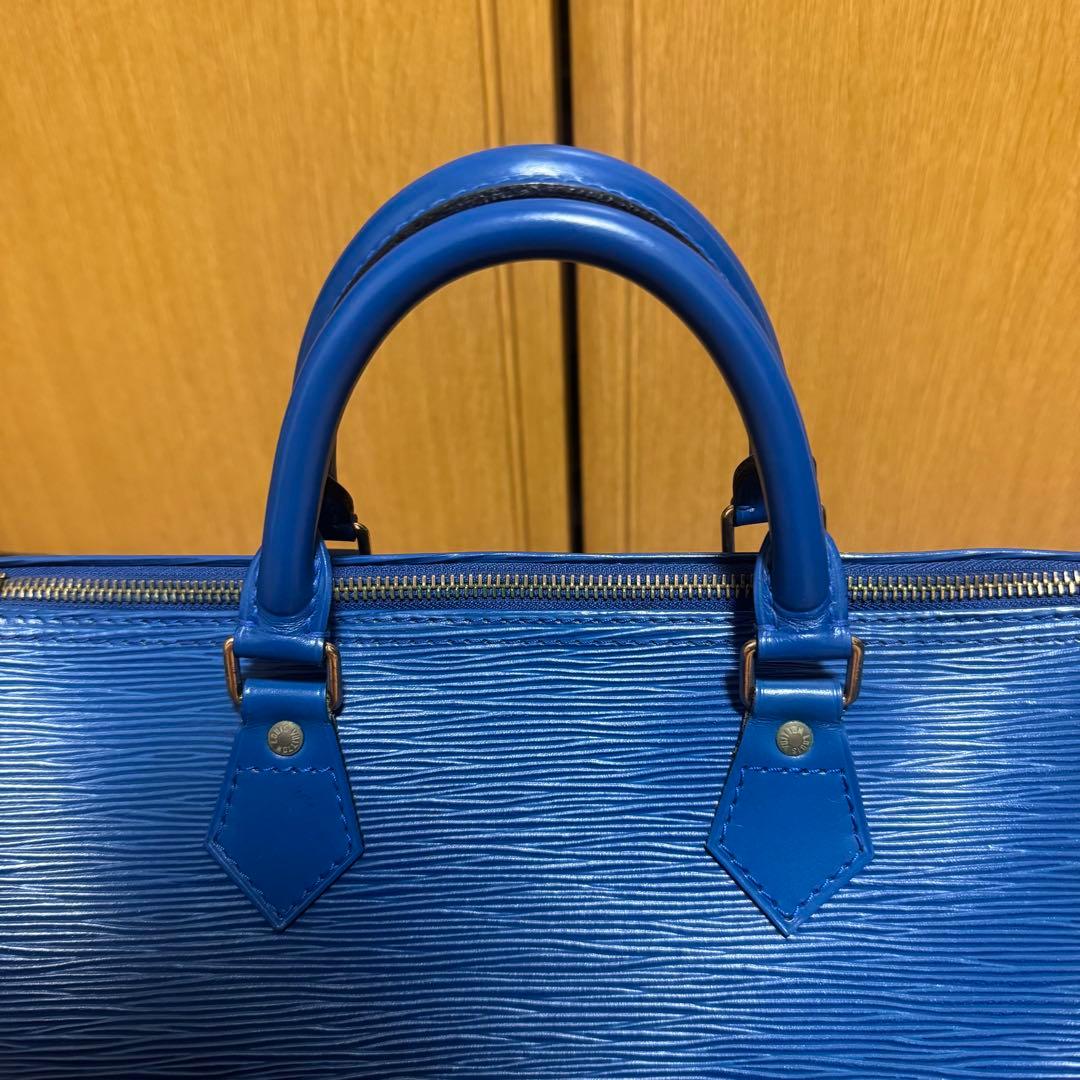 Louis Vuitton エピ　ボストンバッグ ブルー