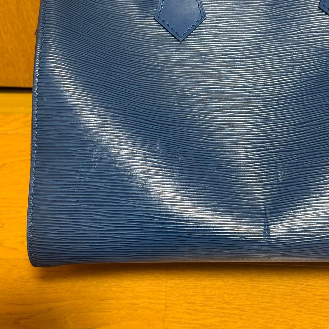 Louis Vuitton エピ　ボストンバッグ ブルー